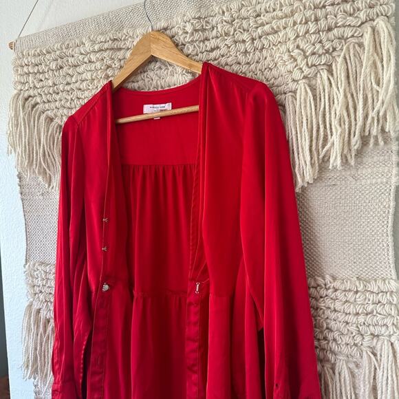 DONT BUY Marissa Webb Collective Satin Tie Front Dress - Picture 3 of 11